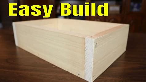 how to build a metal frame box|making a simple wooden box.